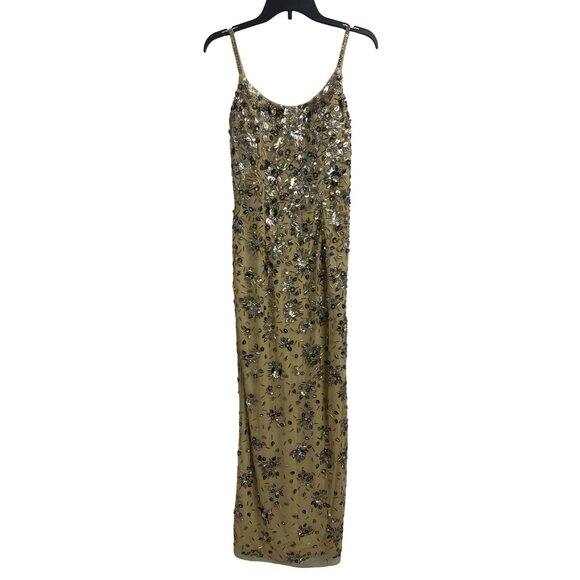 NWT Mac Duggal Formal Embellished Sleeveless Cocktail Maxi Dress Size 2 - Picture 4 of 8
